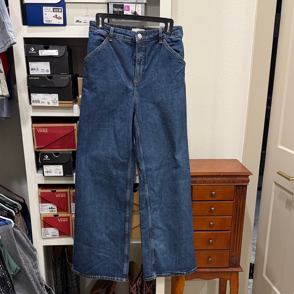 H&M Blue Flare & Wide Leg Jeans